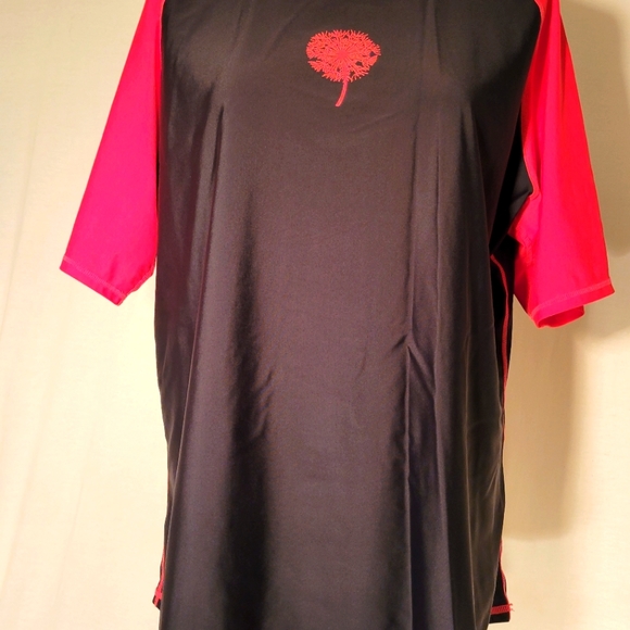 Rash Guard Short Sleeve 3x Swim Shirt - Picture 7 of 11